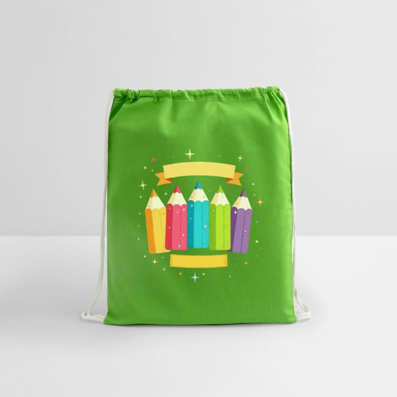 Colorful pens with stars