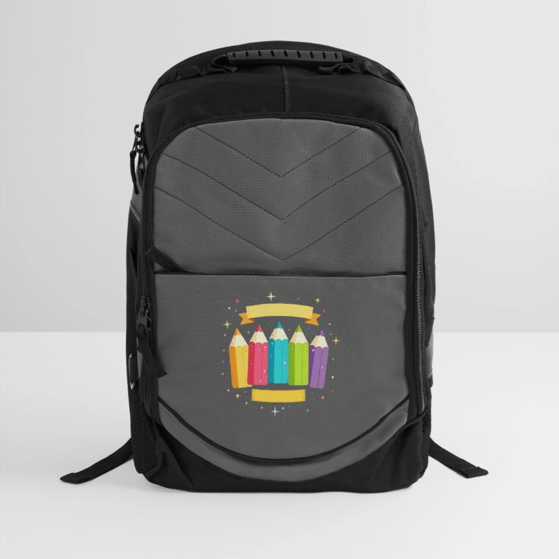 Colorful pens with stars