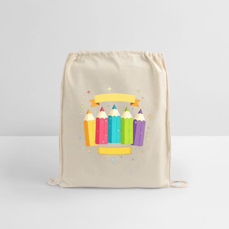 Colorful pens with stars