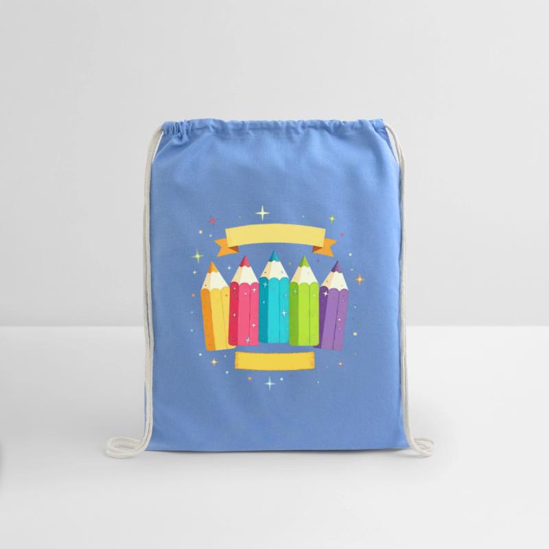 Colorful pens with stars