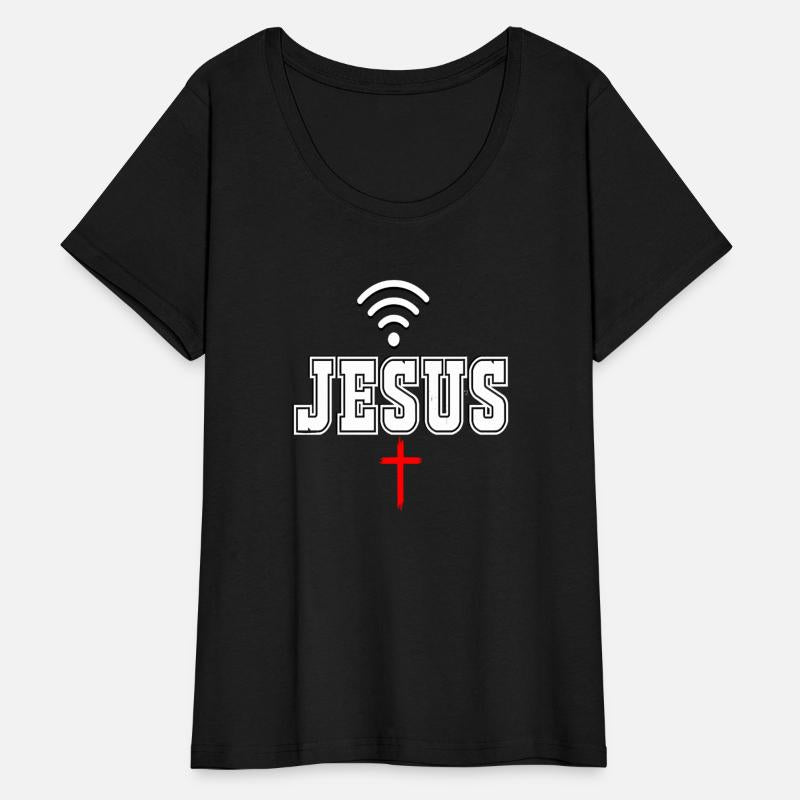 Connect with Jesus Christian design idea