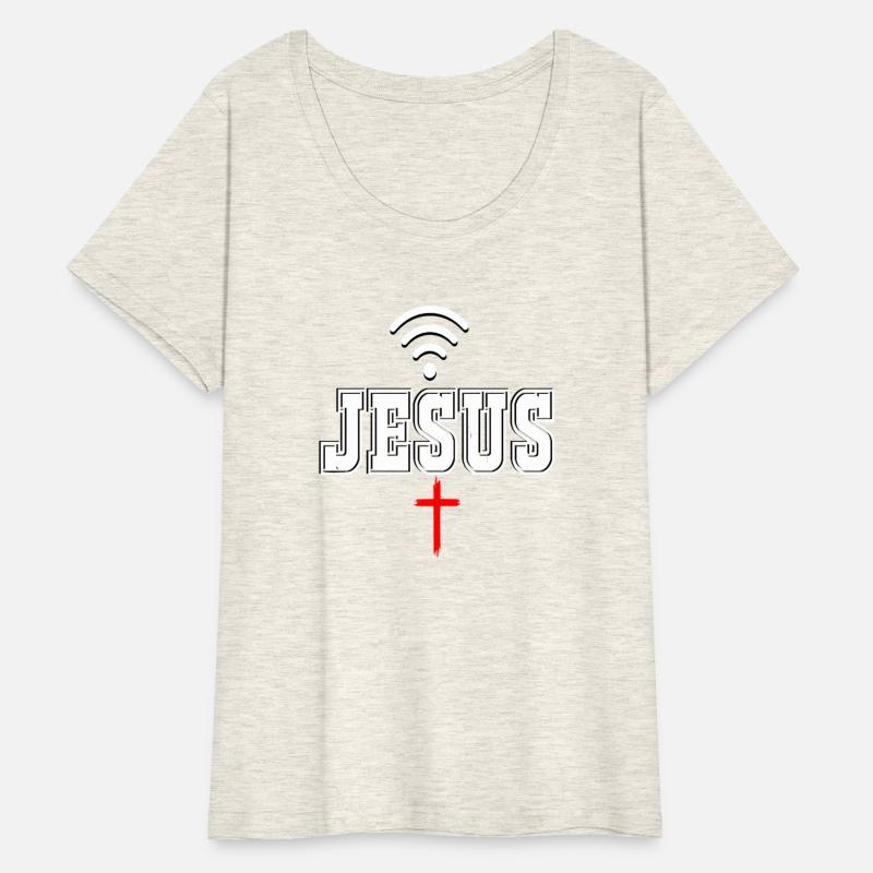 Connect with Jesus Christian design idea