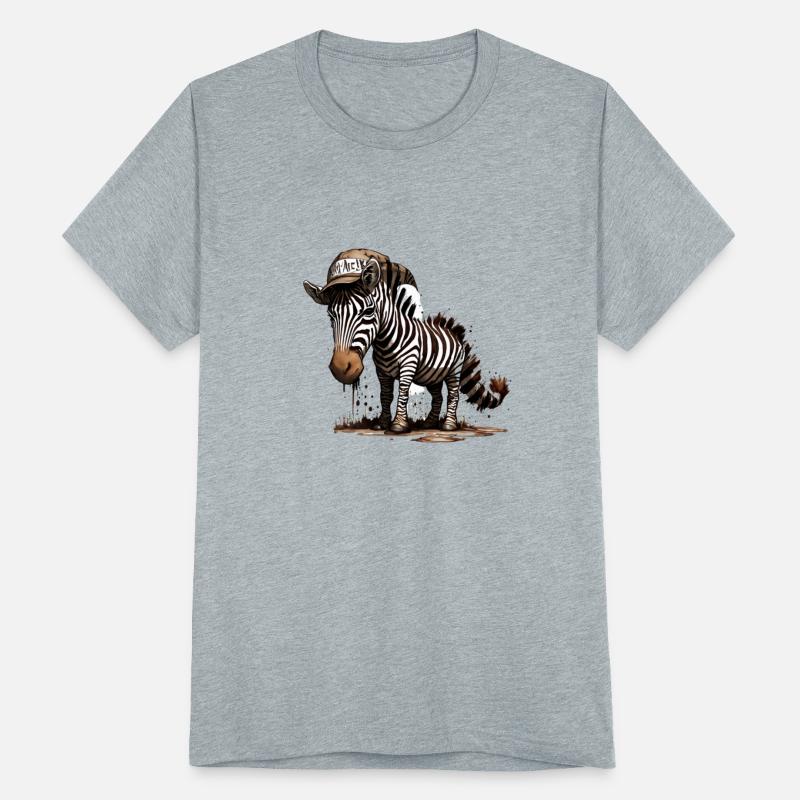 Cool and elegant punk zebra