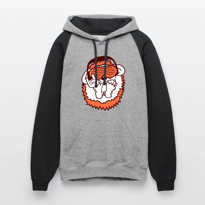 Cool DJ Hedgehog Sunglasses Headphone Music Party