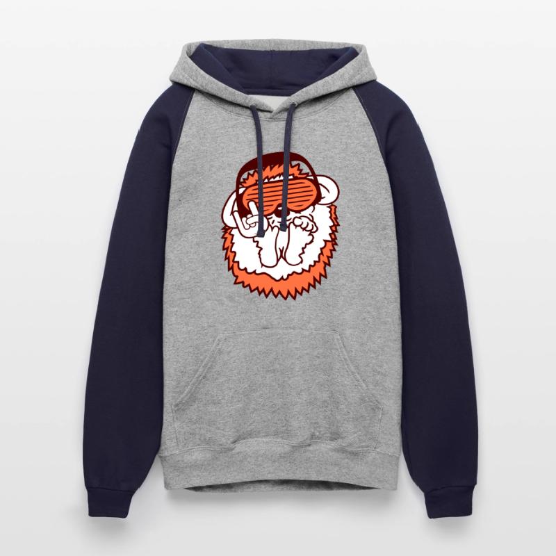 Cool DJ Hedgehog Sunglasses Headphone Music Party