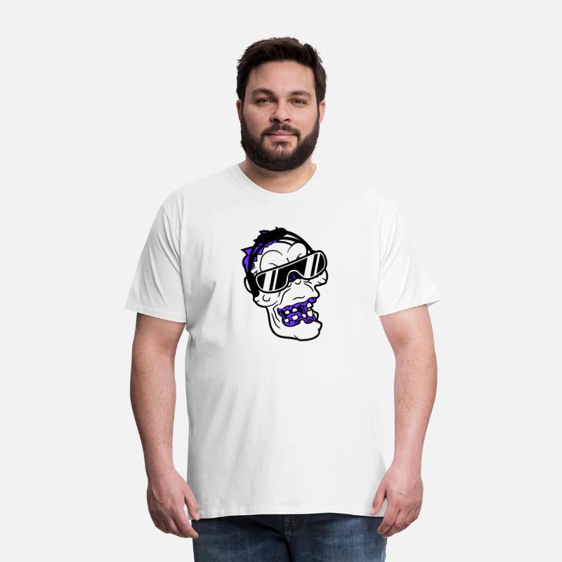 Cool DJ Zombie Undead Halloween Party Horror Head