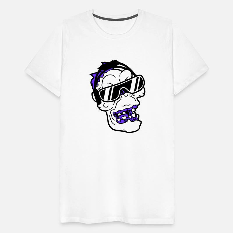 Cool DJ Zombie Undead Halloween Party Horror Head