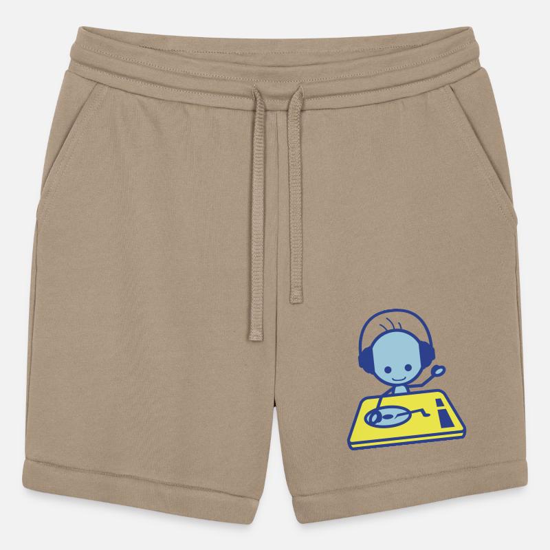 Cool Happy DJ Guy Mixing Console Music Party Man