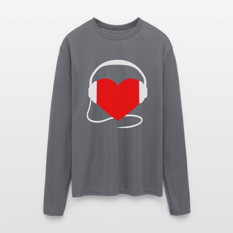 Cool Heart Party Love Heartbeat Headphone Sound DJ