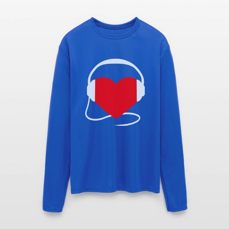 Cool Heart Party Love Heartbeat Headphone Sound DJ