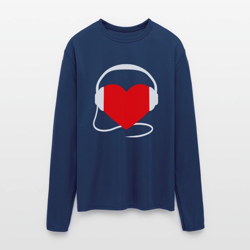 Cool Heart Party Love Heartbeat Headphone Sound DJ