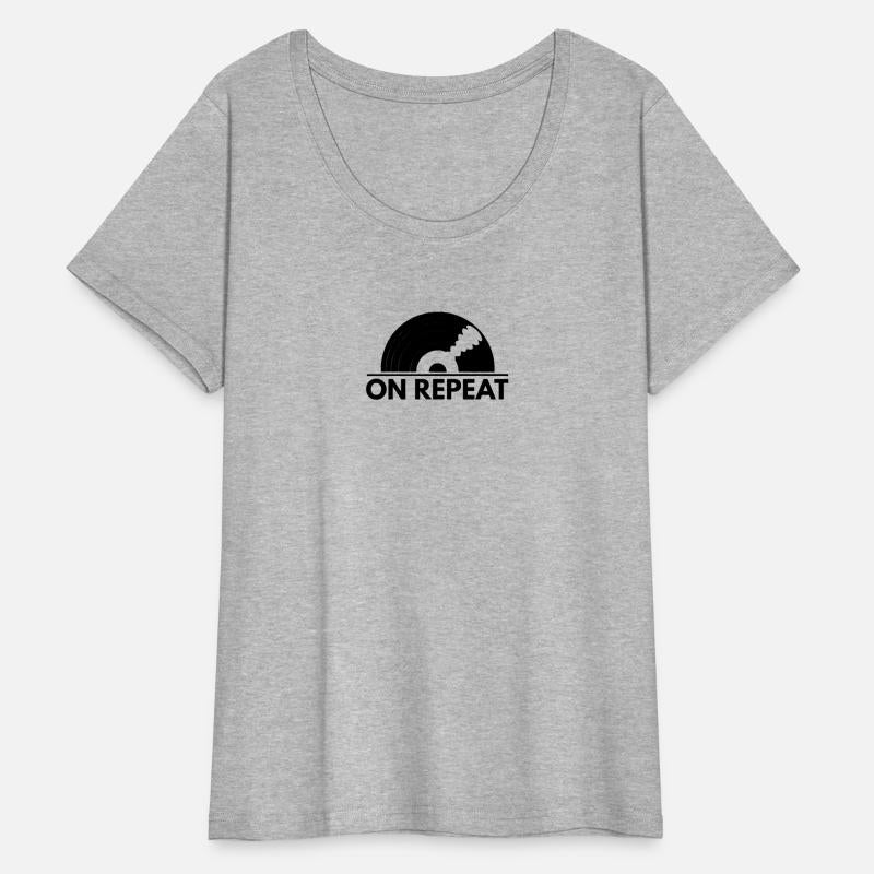 Cool Vinyl Record Vintage Print | "On Repeat"