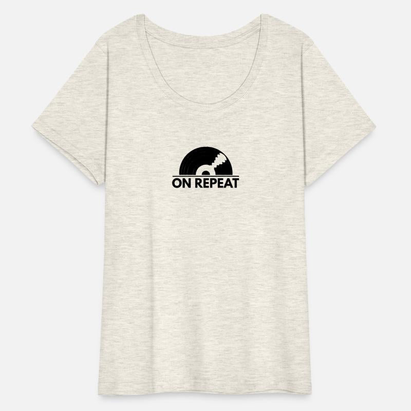 Cool Vinyl Record Vintage Print | "On Repeat"