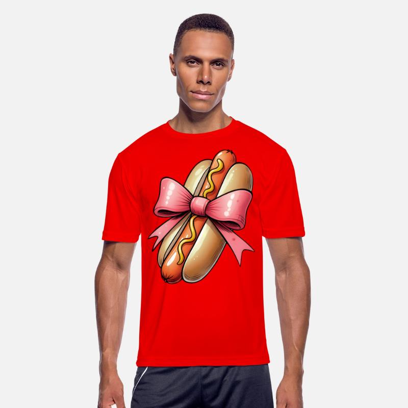 Coquette Bow Hot Dog Hotdog Mothers Day Pink