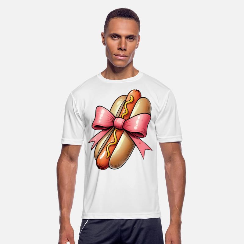 Coquette Bow Hot Dog Hotdog Mothers Day Pink