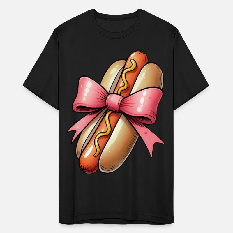 Coquette Bow Hot Dog Hotdog Mothers Day Pink