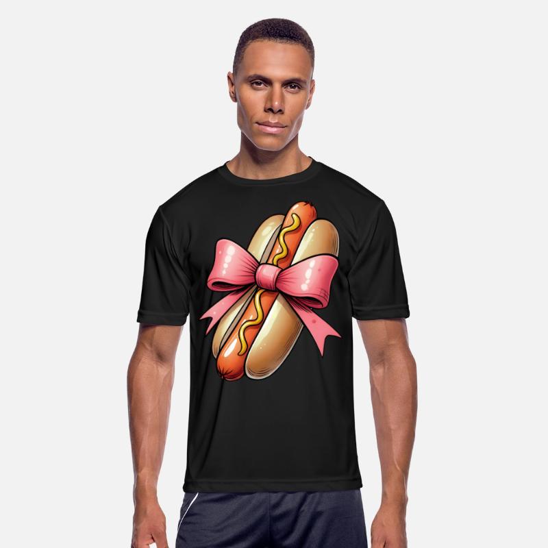 Coquette Bow Hot Dog Hotdog Mothers Day Pink