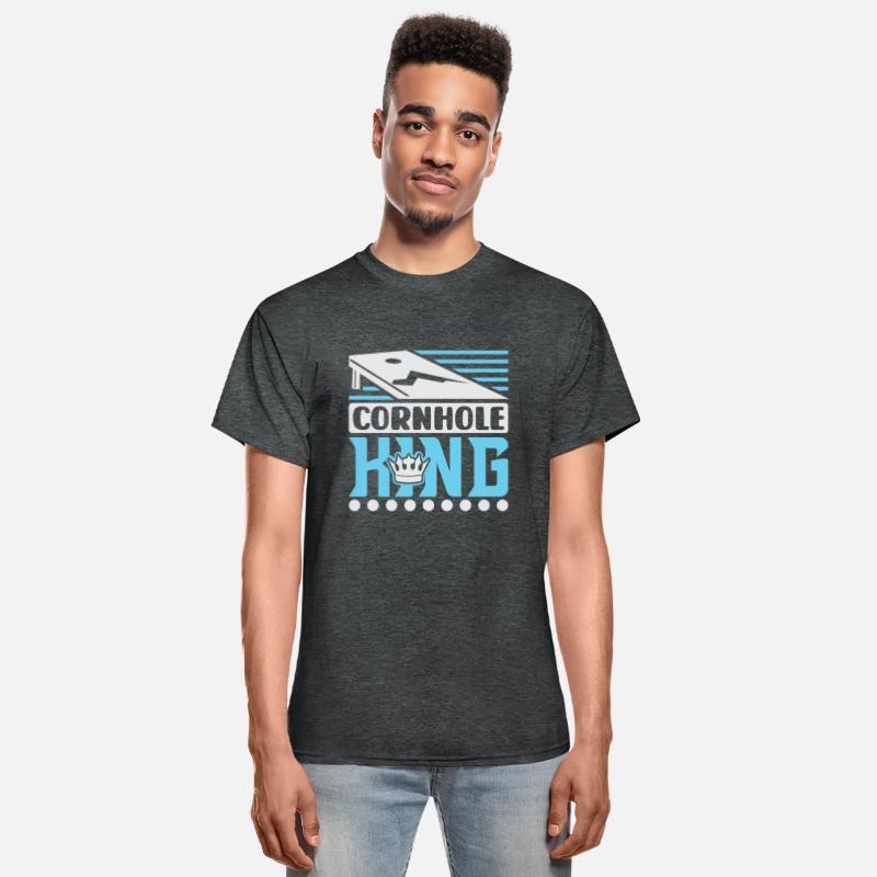 Cornhole King Crown Emblem Tee
