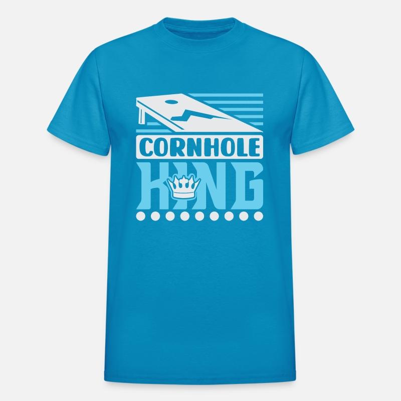 Cornhole King Crown Emblem Tee