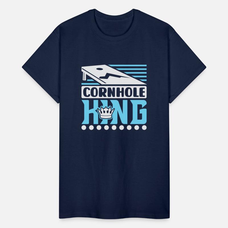Cornhole King Crown Emblem Tee