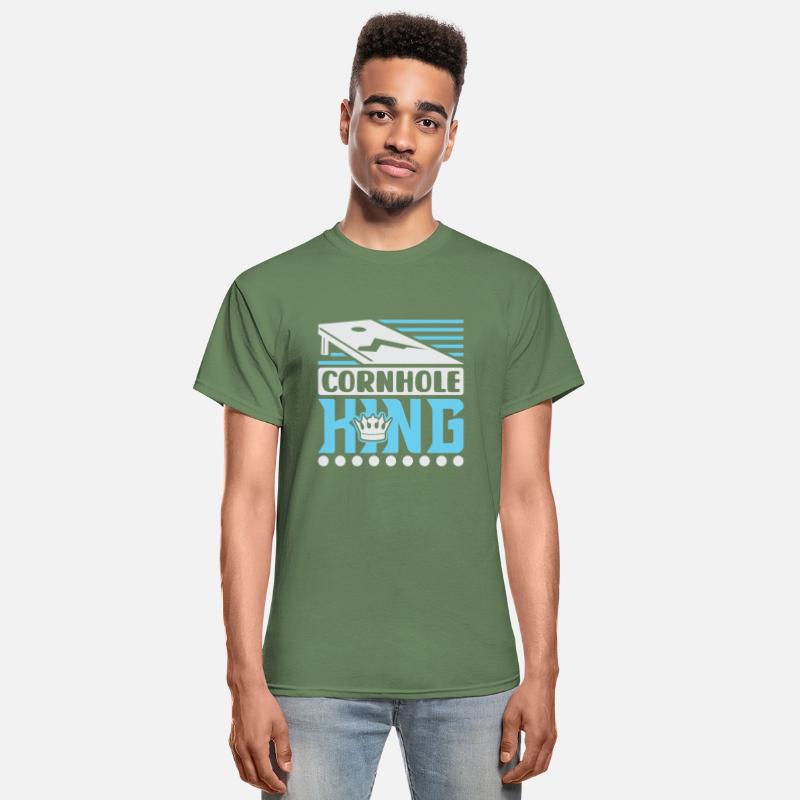 Cornhole King Crown Emblem Tee