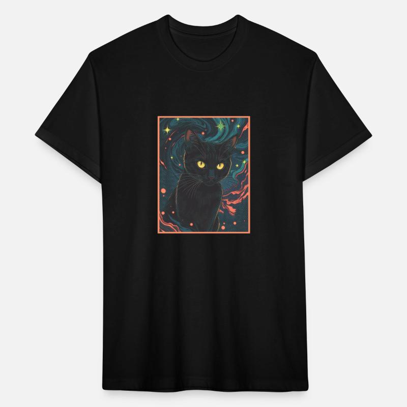 Cosmic Black Cat in the Stars