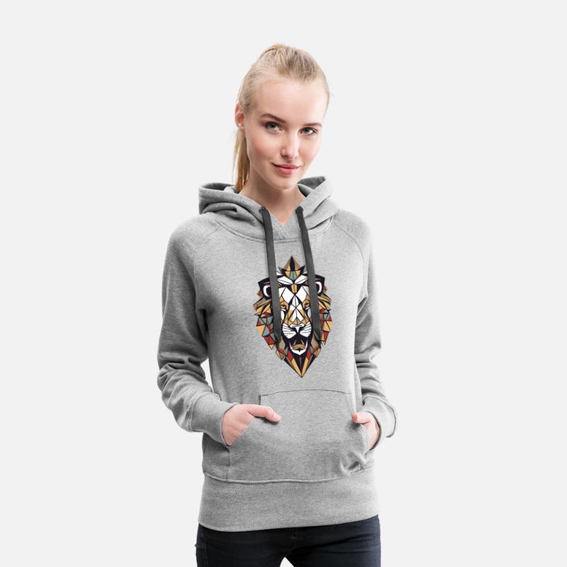 "Cosmic Geometric Lion T-Shirt: Majestic Celestial