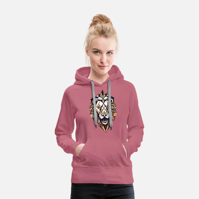 "Cosmic Geometric Lion T-Shirt: Majestic Celestial