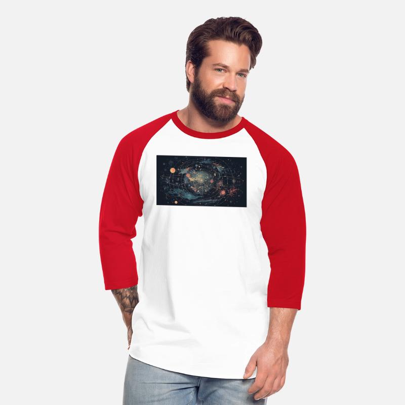 cosmic night sky with constellations and shooting