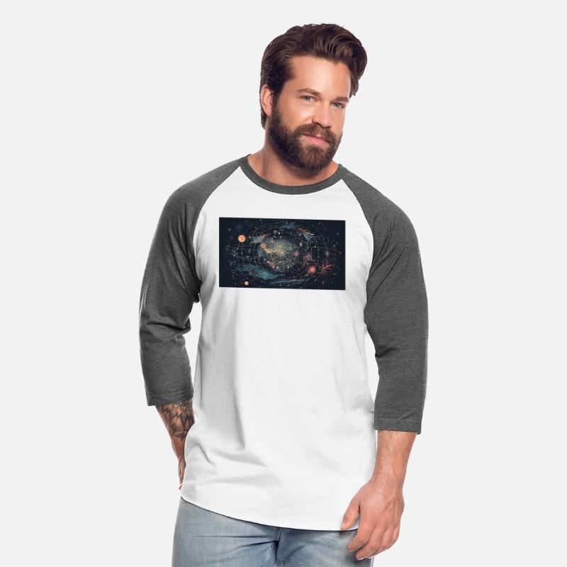 cosmic night sky with constellations and shooting