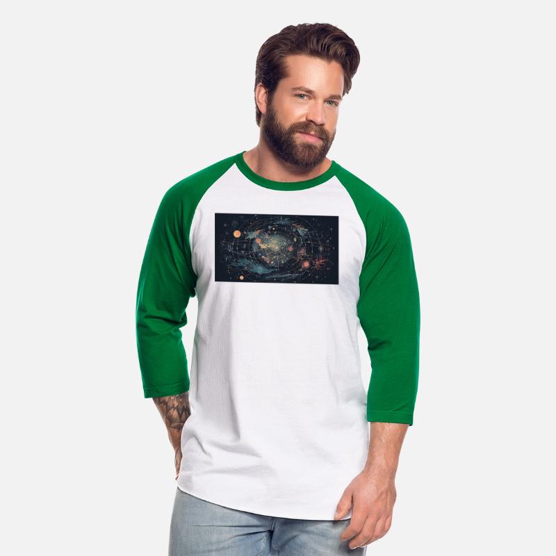 cosmic night sky with constellations and shooting