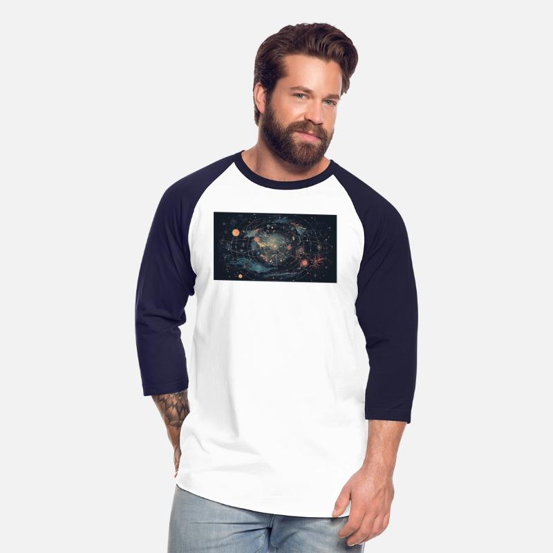 cosmic night sky with constellations and shooting