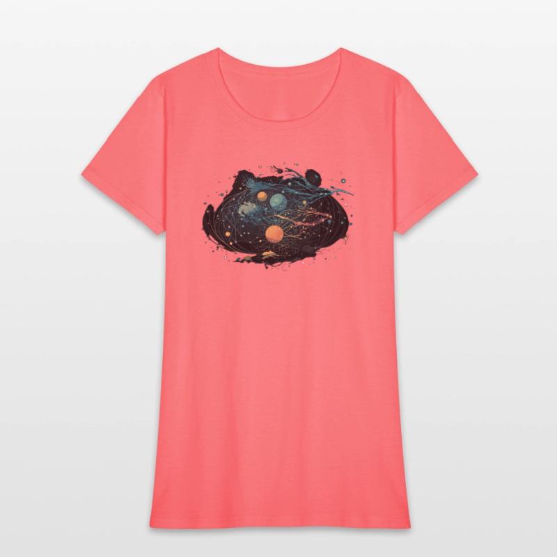 cosmic night sky with constellations and shooting