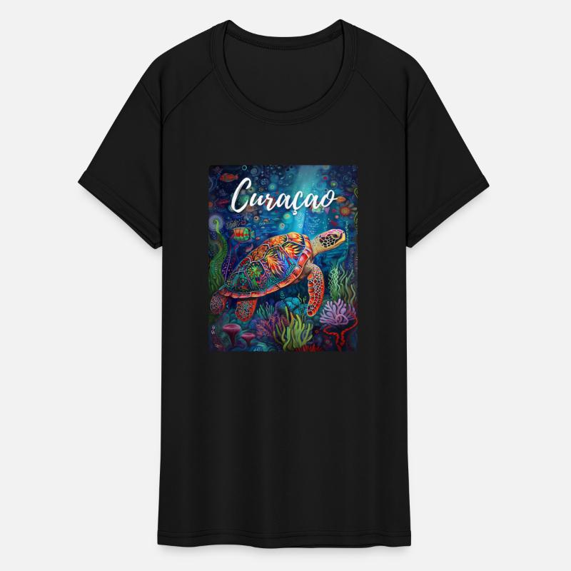 Curacao Turtle Caribbean Vintage