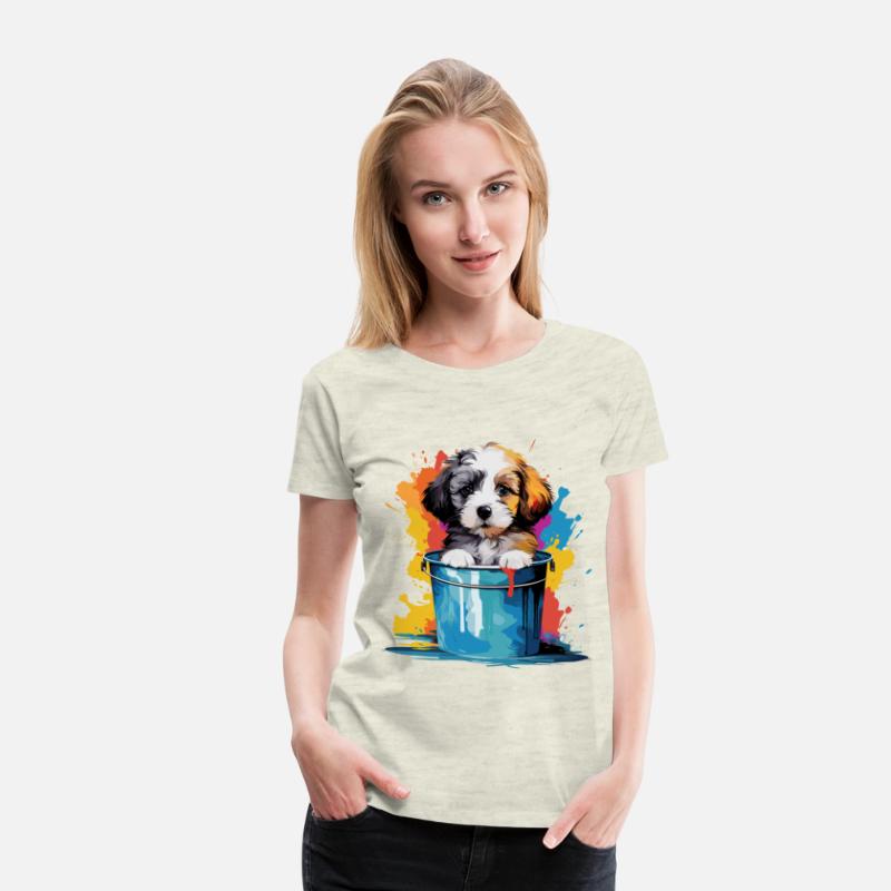 Cute dog paint bucket for a Dog owner