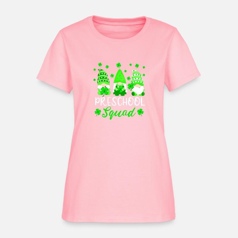 Cute Gnomes Preschool Squad Teacher St Patricks