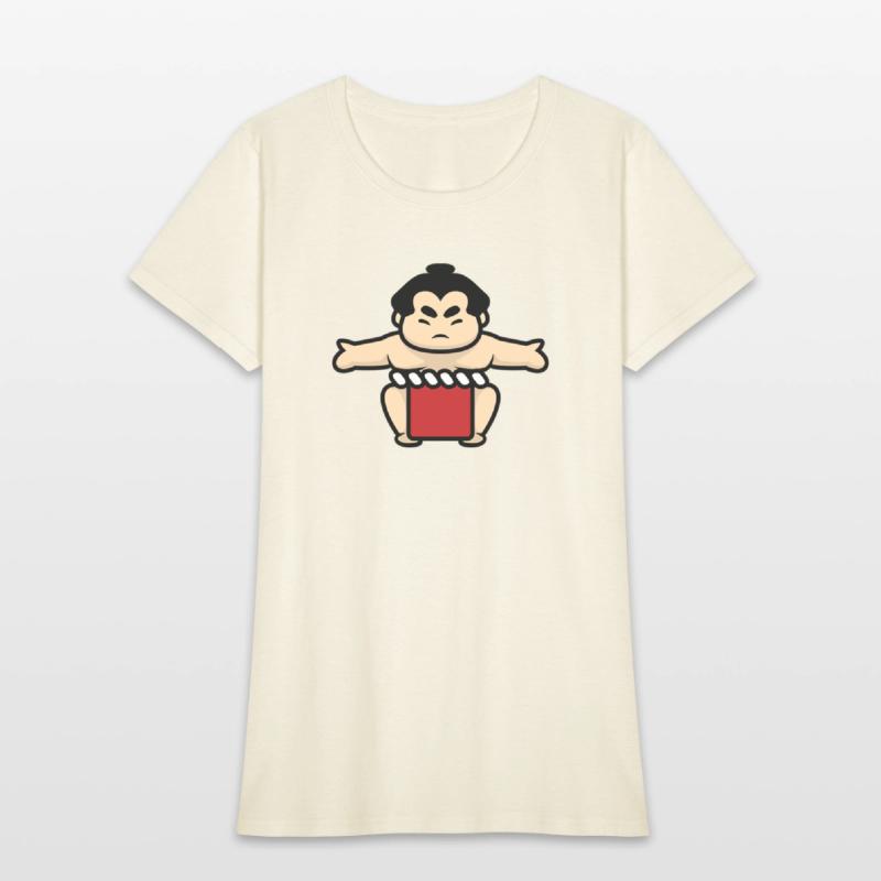 Cute kid sumo standing