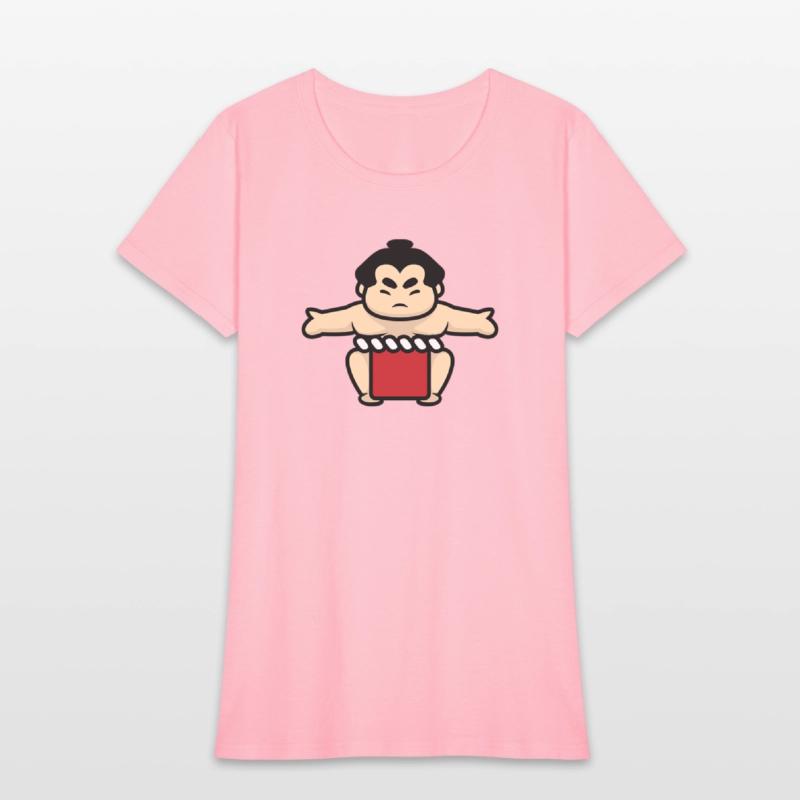 Cute kid sumo standing