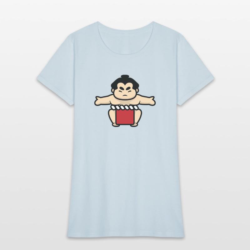 Cute kid sumo standing