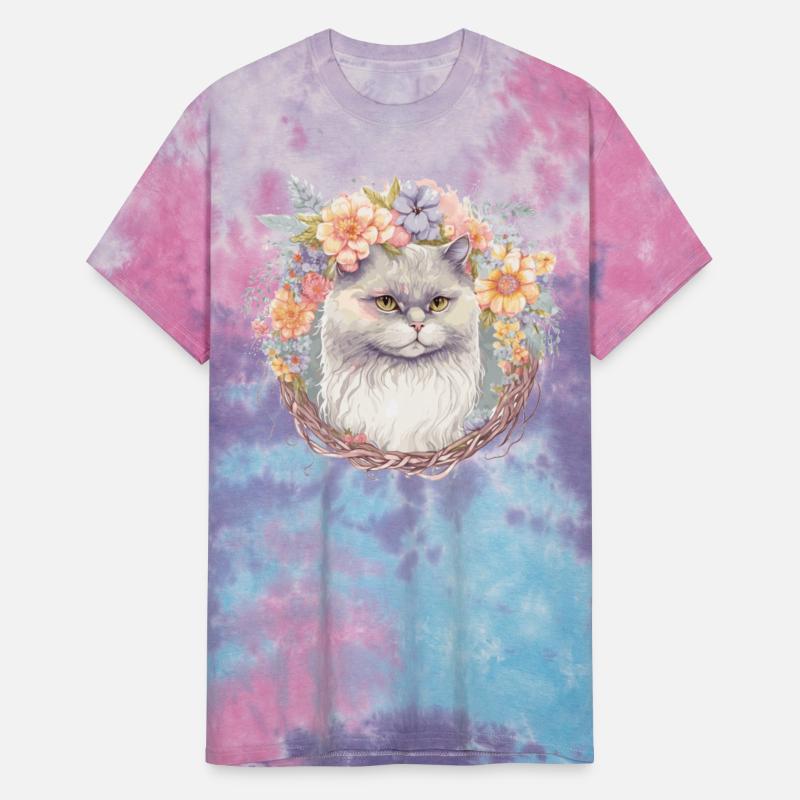 Cute Persian Cat Flower Crown Cats Pet Kitten