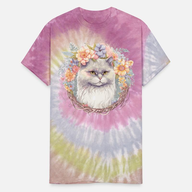 Cute Persian Cat Flower Crown Cats Pet Kitten