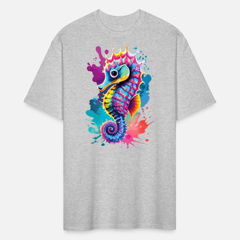 Cute Sea Horse Hippocampus Colourful - Coral Reef