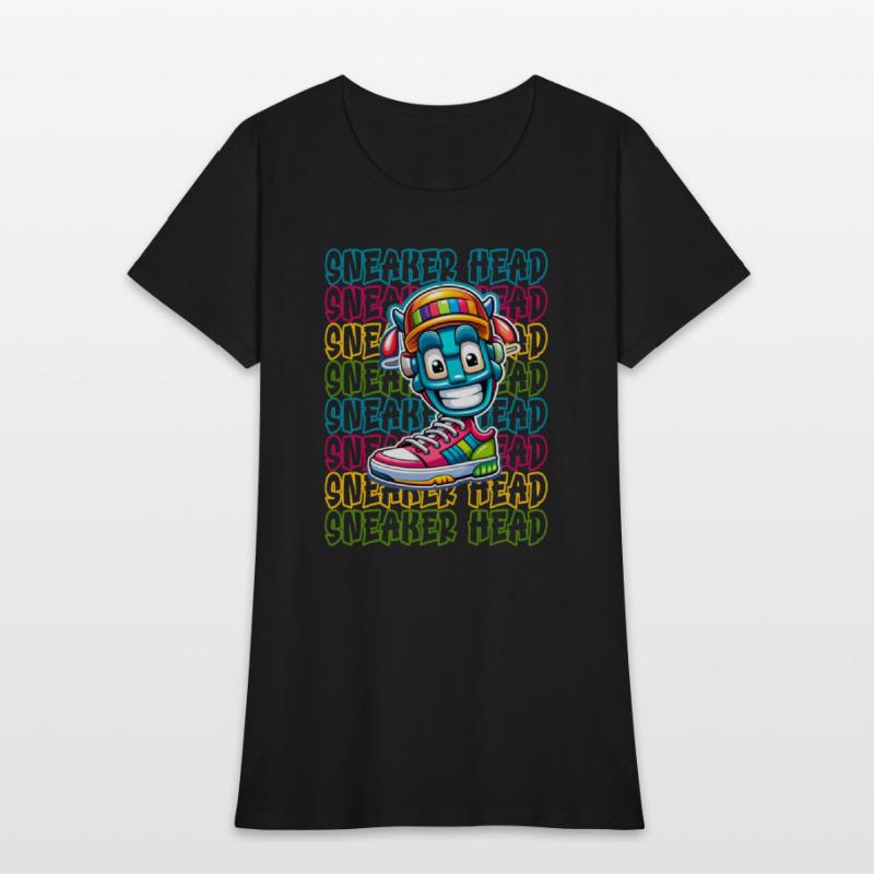 Cute Sneaker Head Design