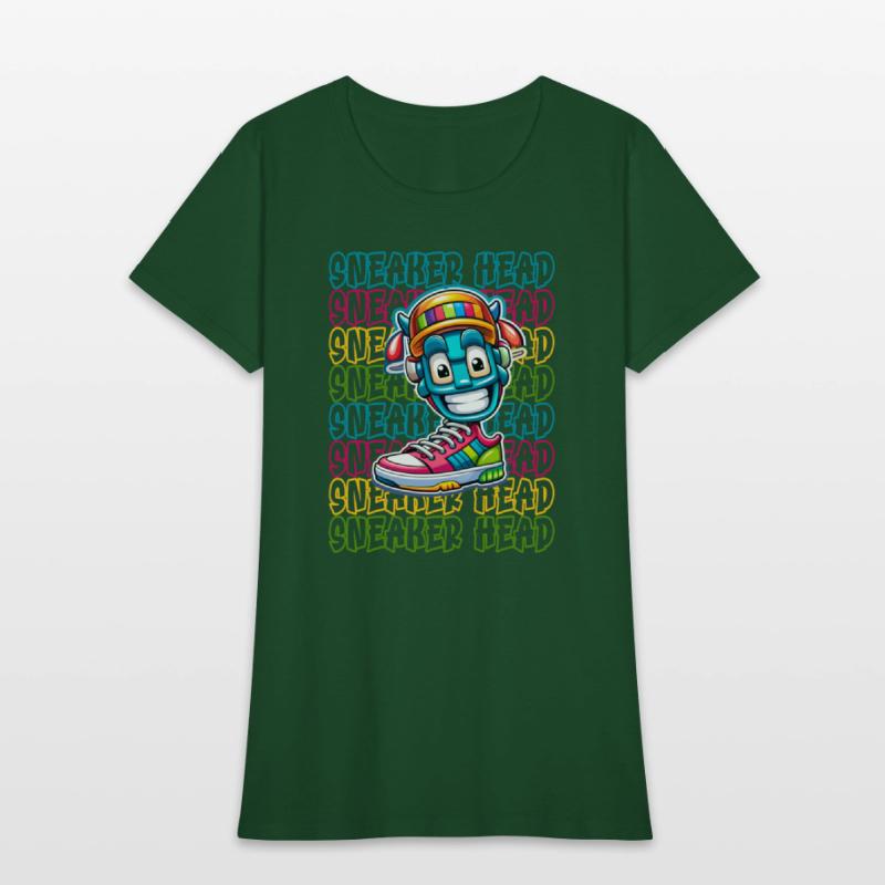 Cute Sneaker Head Design