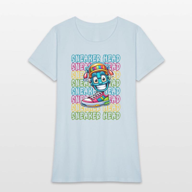 Cute Sneaker Head Design