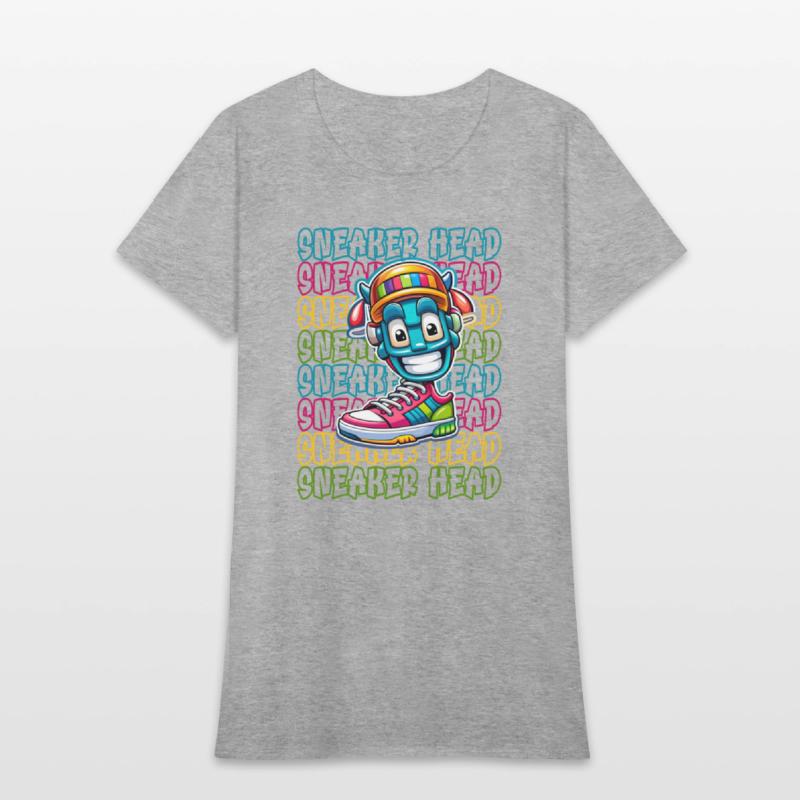 Cute Sneaker Head Design