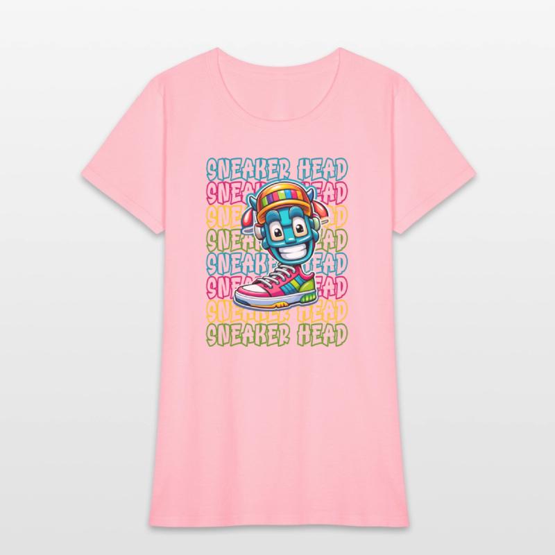 Cute Sneaker Head Design