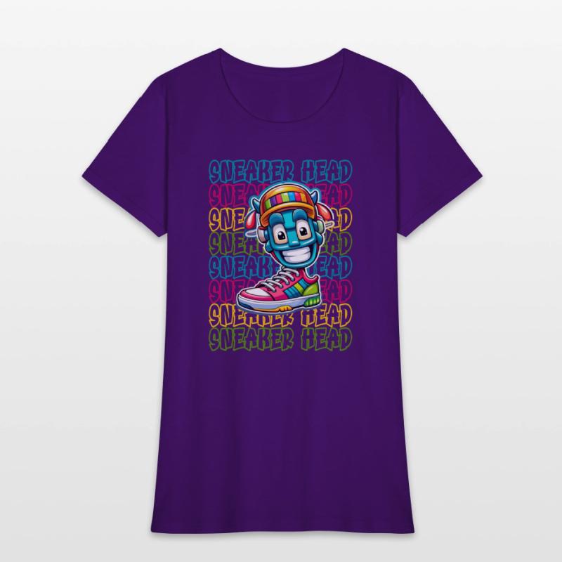 Cute Sneaker Head Design