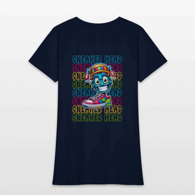 Cute Sneaker Head Design