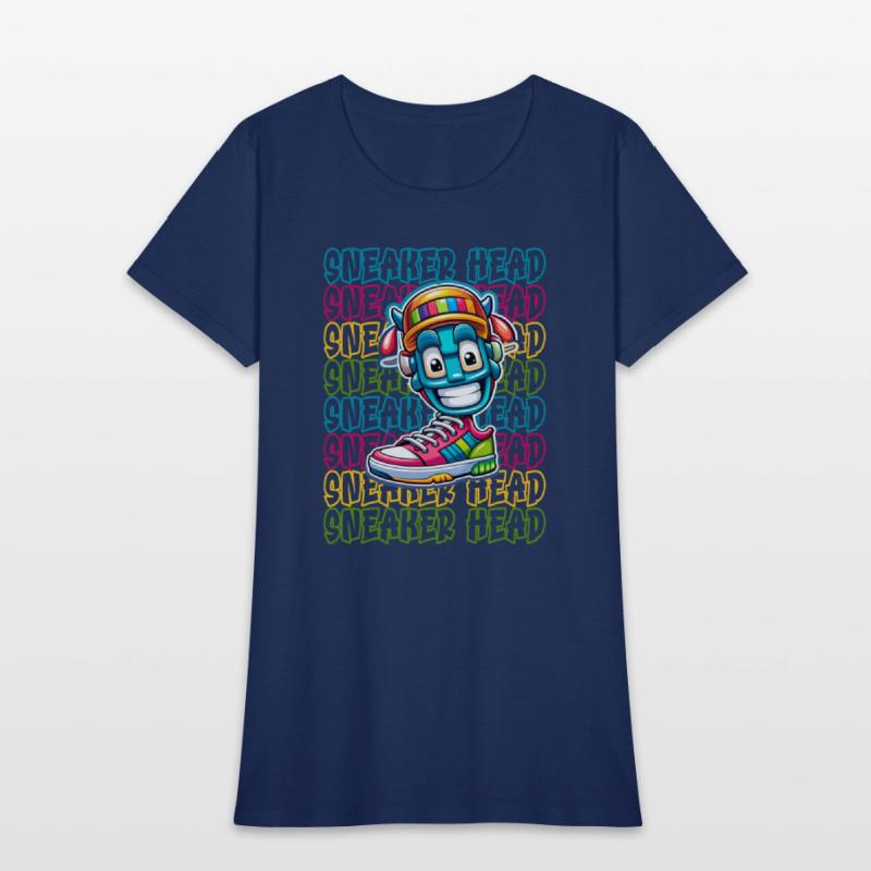 Cute Sneaker Head Design